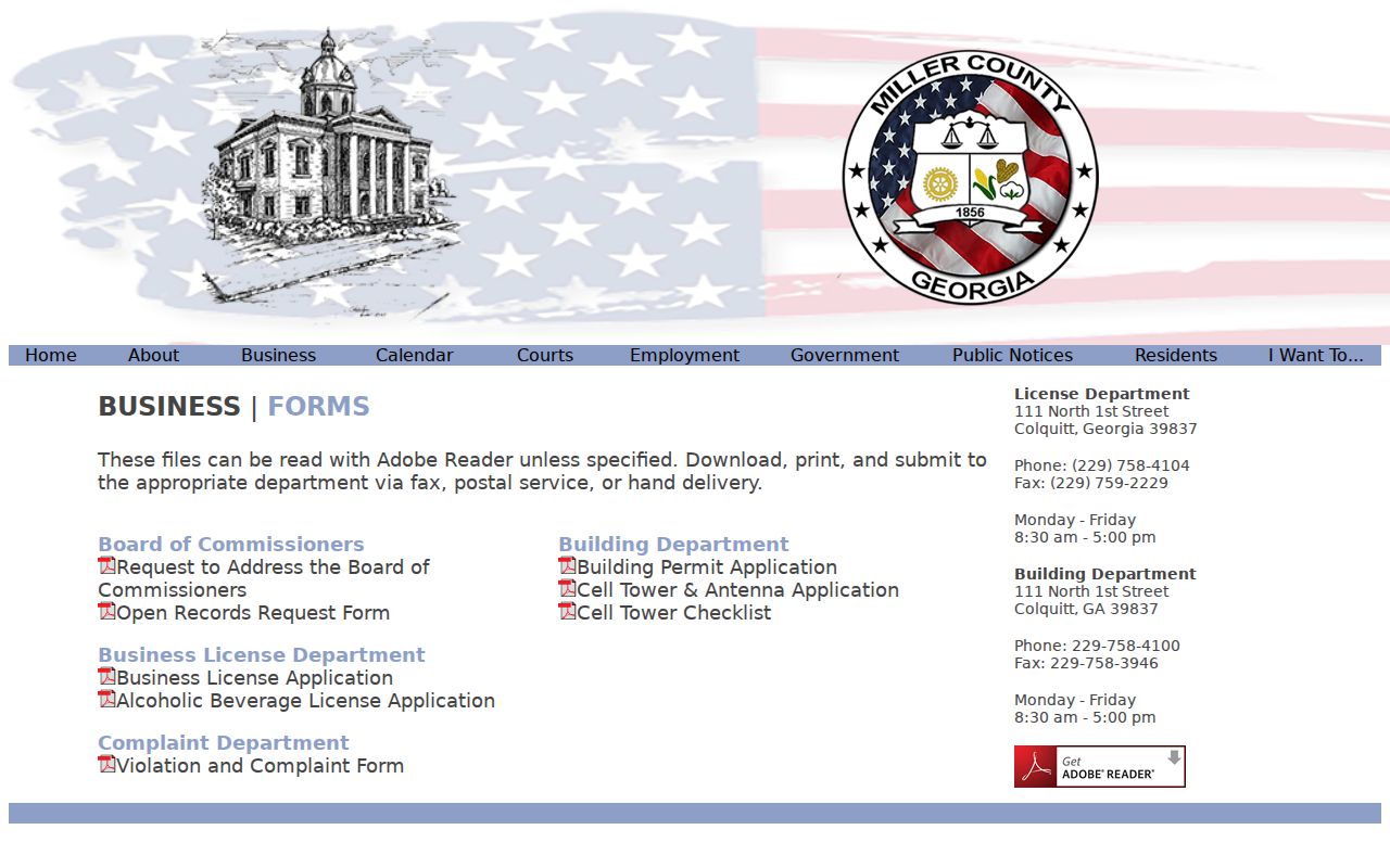 Miller County warrant search open-records submission choices